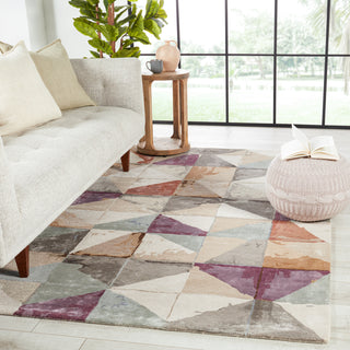 Jaipur Living Genesis Ruban GES58 Purple/Beige Area Rug Lifestyle Image Feature