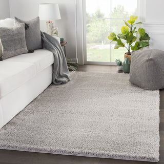 Jaipur Living Gisele Katya GIS04 Light Gray Area Rug Lifestyle Image Feature