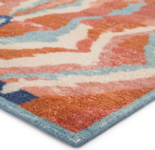 Jaipur Living Gallant Woodstock GLT01 Red/Blue Area Rug Corner Image