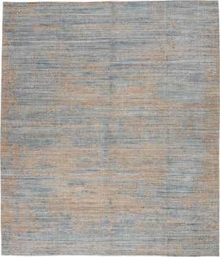 Jaipur Living Genevieve Ferelith GNV01 Blue/Light Tan Area Rug - Top Down