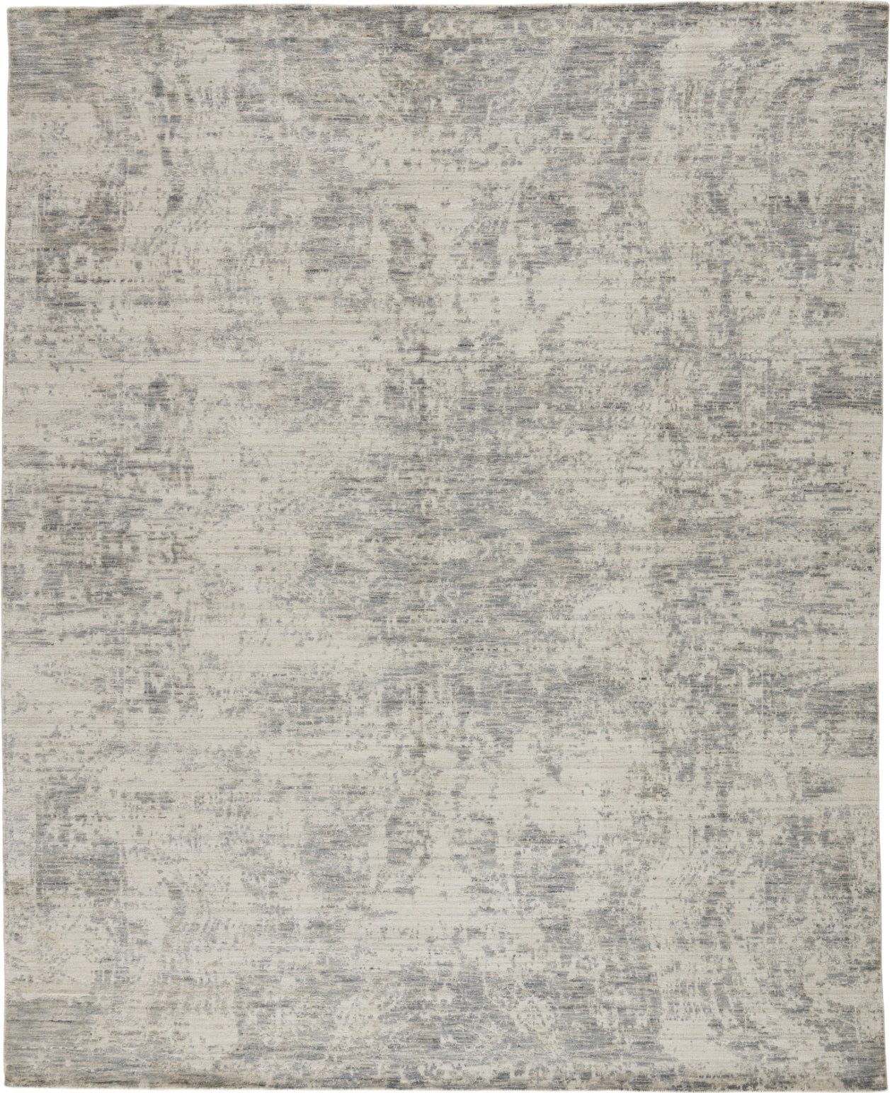 Jaipur Living Genevieve Lizea GNV02 Ivory/Gray Area Rug - Top Down