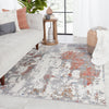 Jaipur Living Grotto Tocarra GRO01 Gray/Red Area Rug by Vibe Lifestyle Image Feature