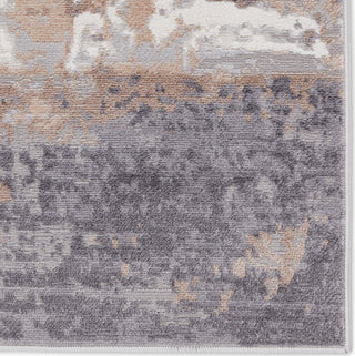 Jaipur Living Grotto Forsythe GRO02 Gray/Ivory Area Rug by Vibe Corner Close Up Image