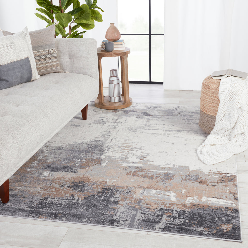 Jaipur Living Grotto Forsythe GRO02 Gray/Ivory Area Rug by Vibe Lifestyle Image Feature