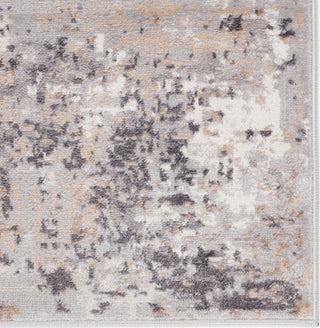 Jaipur Living Grotto Delano GRO04 Gray/Ivory Area Rug by Vibe Corner Close Up Image