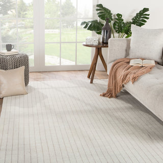 Jaipur Living Grove Stratton GRV02 Cream/Taupe Area Rug Lifestyle Image Feature