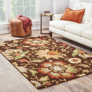 Jaipur Living Hacienda Zamora HAC07 Brown/Multicolor Area Rug Lifestyle Image Feature