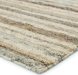 Jaipur Living Hatha Tikka HAT01 Cream/Gray Area Rug Corner Image