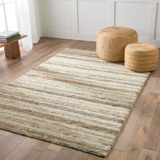 Jaipur Living Hatha Tikka HAT01 Cream/Gray Area Rug Lifestyle Image Feature