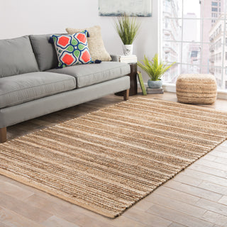 Jaipur Living Himalaya Clifton HM05 Tan/White Area Rug Lifestyle Image Feature