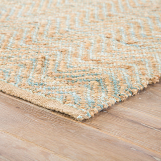 Jaipur Living Himalaya Reap HM20 Tan/Green Area Rug Corner Image