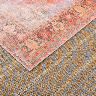 Jaipur Living Harman Natural Rosier HNL02 Beige/Silver Area Rug by Kate Lester Collection Image