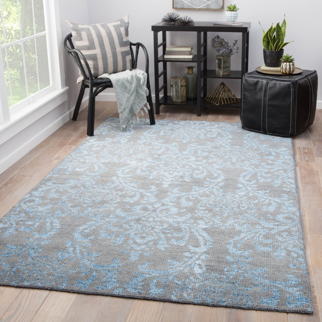 Jaipur Living Heritage Hillier HR16 Gray Area Rug Lifestyle Image Feature
