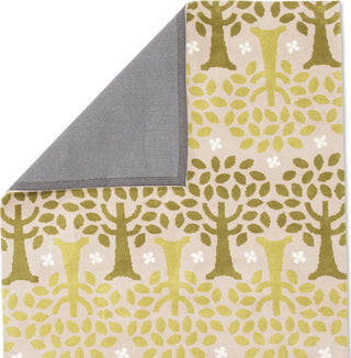 Jaipur Living Iconic By Trees IBP01 Green/White Area Rug By Petit Collage