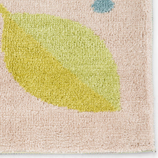 Jaipur Living Iconic Foliage IBP02 White/Green Area Rug by Petit Collage