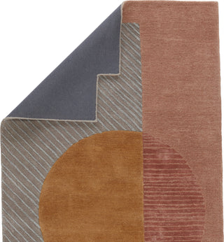 Jaipur Living Iconic Synovah ICO02 Multicolor/Gray Area Rug Folded Backing Image