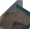 Jaipur Living Iconic Fayruz ICO05 Gray/Teal Area Rug Folded Backing Image
