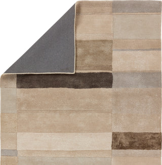 Jaipur Living Iconic Berkay ICO08 Tan/Gray Area Rug Backing Image