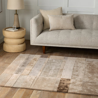 Jaipur Living Iconic Berkay ICO08 Tan/Gray Area Rug Lifestyle Image Feature