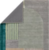 Jaipur Living Iconic Meruvia ICO10 Sage/Multicolor Area Rug Backing Image