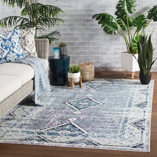 Jaipur Living Indie Zhara IDE02 Blue/Purple Area Rug Lifestyle Image Feature