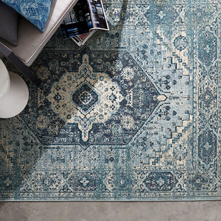 Jaipur Living Indie Elowen IDE03 Blue/Cream Area Rug