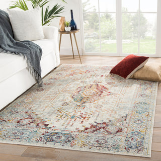 Jaipur Living Indie Elowen IDE06 Multicolor/Orange Area Rug Lifestyle Image Feature