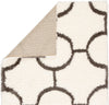 Jaipur Living Intermix Vita INT02 Ivory/Dark Gray Area Rug Folded Backing Image