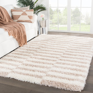 Jaipur Living Intermix Soraya INT03 Ivory/Beige Area Rug Lifestyle Image Feature