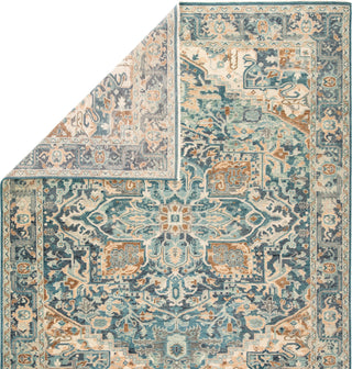 Jaipur Living Inspirit Elyas ISP02 Blue/Ivory Area Rug Backing 