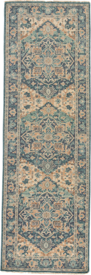 Jaipur Living Inspirit Elyas ISP02 Blue/Ivory Area Rug Runner