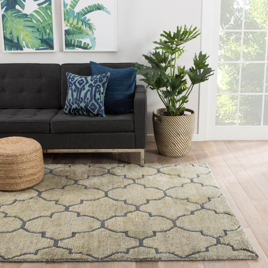 Jaipur Living Ithaca ITH01 Blue Area Rug Lifestyle Image Feature