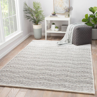 Jaipur Living Jada Berlin JAD01 Gray/White Area Rug Lifestyle Image Feature