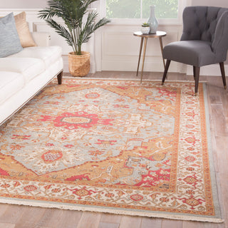 Jaipur Living Jaimak Talma JM35 Orange/Pink Area Rug Lifestyle Image Feature