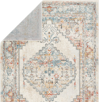 Jaipur Living Jolie Lisette JOL03 Multicolor/Light Gray Area Rug by Vibe Folded Backing Image