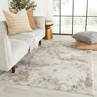 Jaipur Living Jolie Louna JOL04 Light Gray/Gold Area Rug by Vibe Lifestyle Image Feature