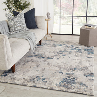 Jaipur Living Jolie Louna JOL05 Blue/Light Gray Area Rug by Vibe Lifestyle Image Feature