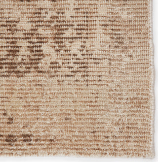 Jaipur Living Juliette Vanja JUT03 Beige/Taupe Area Rug Corner Close Up Image