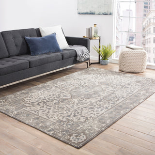 Jaipur Living Kai Alessia KAI01 Gray Area Rug Lifestyle Image Feature