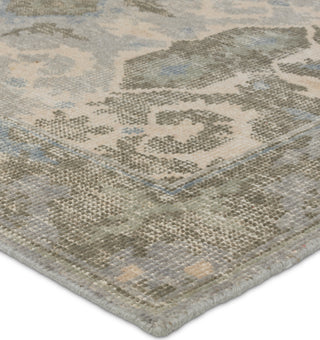 Jaipur Living Kai Modify KAI12 Sage/Light Blue Area Rug Corner Image