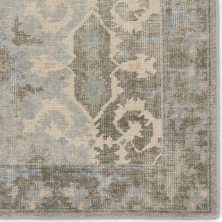 Jaipur Living Kai Modify KAI12 Sage/Light Blue Area Rug Detail Image