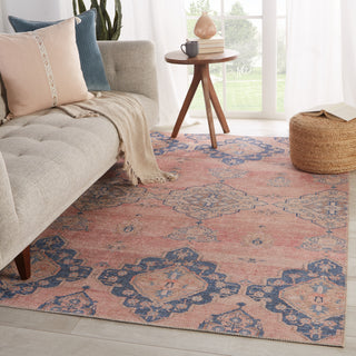 Jaipur Living Kairos Adalee KAR01 Pink/Blue Area Rug by Vibe Lifestyle Image Feature