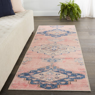 Jaipur Living Kairos Adalee KAR01 Pink/Blue Area Rug by Vibe