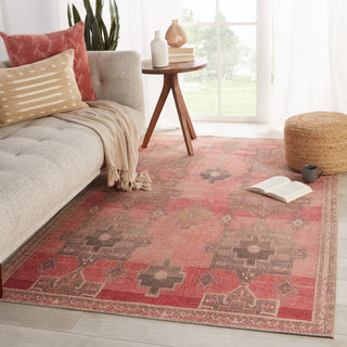 Jaipur Living Kairos Faron KAR05 Pink/Tan Area Rug by Vibe Lifestyle Image Feature