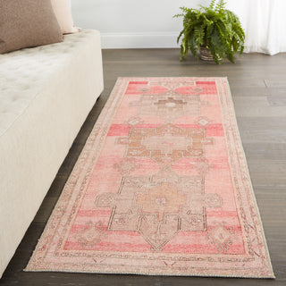 Jaipur Living Kairos Faron KAR05 Pink/Tan Area Rug by Vibe