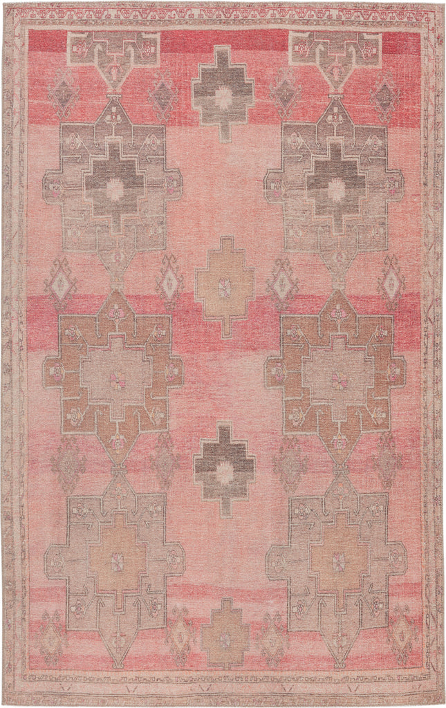 Jaipur Living Kairos Faron KAR05 Pink/Tan Area Rug by Vibe