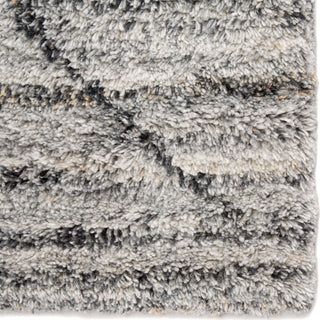 Jaipur Living Kasbah Kenzi KAS01 Gray/Brown Area Rug Corner Close Up Image