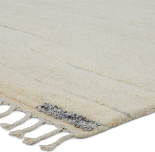 Jaipur Living Keoka Furrow KEO03 Cream/Gray Area Rug Corner Image