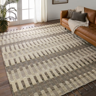 Jaipur Living Keoka Izza KEO06 Cream/Taupe Area Rug Lifestyle Image Feature