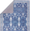 Jaipur Living Kalesi Calla KLS03 Blue/White Area Rug Folded Backing Image